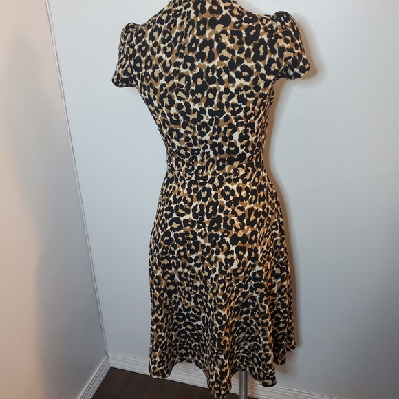 NWOT Leota Sweetheart Dress in Leopard S - Picture 4 of 7